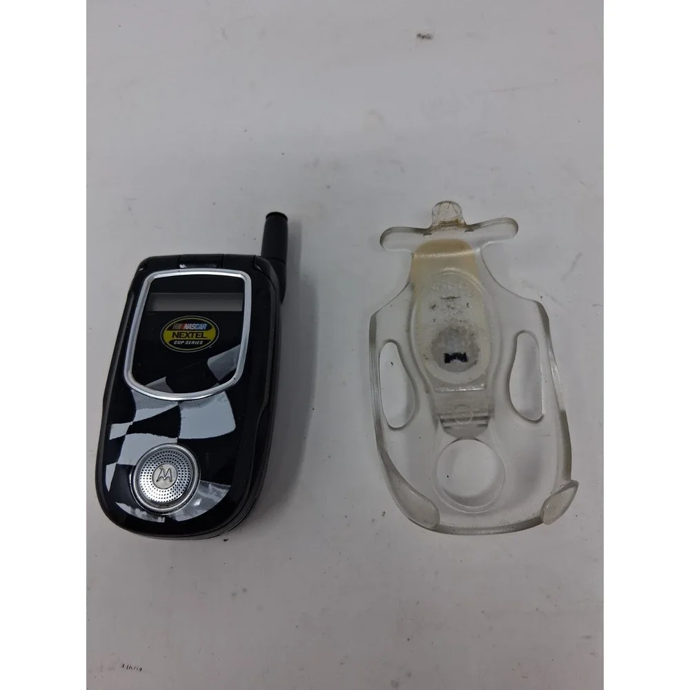 Vtg 2004 Motorola i736 Nascar Nextel Cup Series Cell Phone rare Untested. V